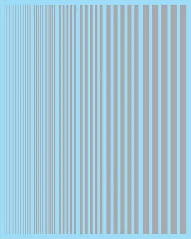 Multi Scale Fundekals SILVER STRIPES