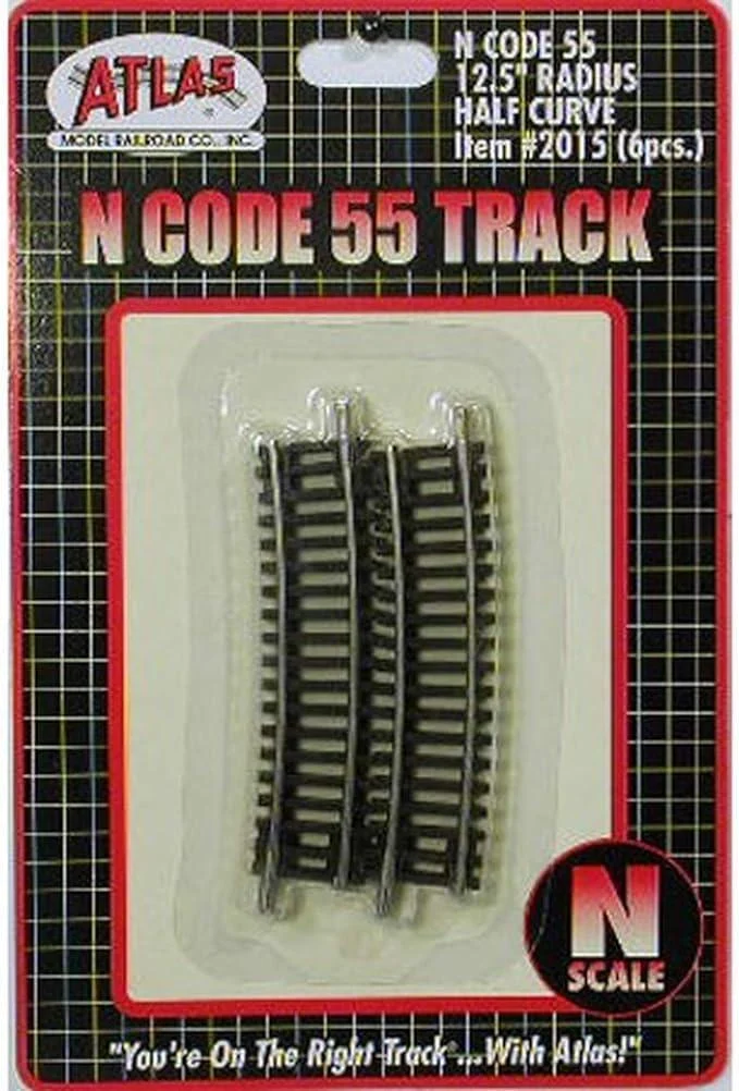 N Atlas Code 55 12.5" RADIUS HALF SECTION- (6 PCS) 2015