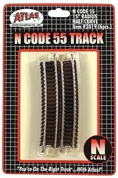 N Atlas Code 55 15" RADIUS HALF SECTION- (6 PCS) 2019