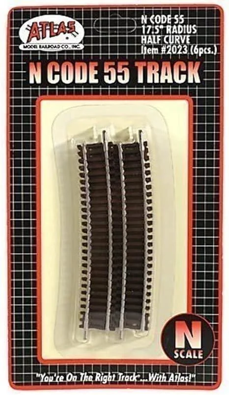 N Atlas Code 55 17.5" RADIUS HALF SECTION- (6 PCS) 2023