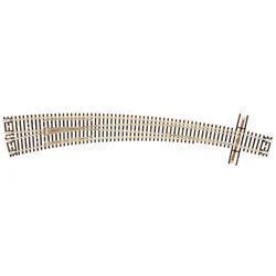 N Atlas Code 55 21.25"/15" RADIUS L CURVED TURNOUT 2058 - Atlas Trains