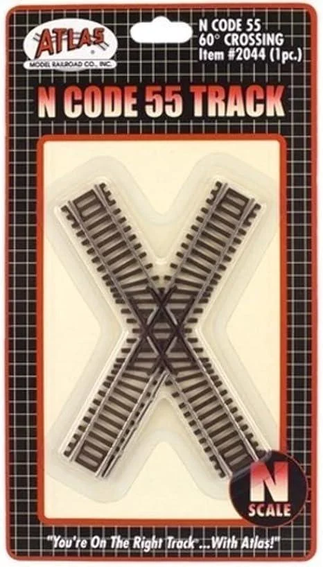 N Atlas Code 55 60 DEGREE CROSSING 2044 - Atlas Trains