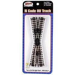 N Atlas Code 80 20 DEGREE CROSSING 2565 - Atlas Trains