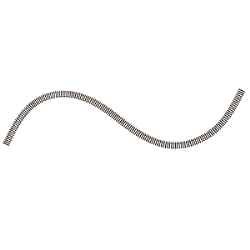 N Atlas Code 80 29.5" NS Super Flex Track (1 Pcs) #2500 - Atlas Trains