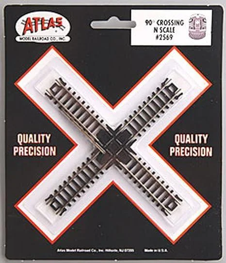 N Atlas Code 80 90 DEGREE CROSSING 2569 - Atlas Trains