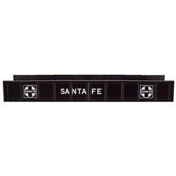 N Atlas Code 80 PLATE GIRDER BRIDGE SANTA FE (BLK/WHTE) 2553 - Atlas Trains