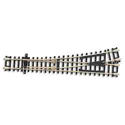 N Atlas Code 80 STANDARD CUSTOM SWITCH LEFT 2750 - Atlas Trains