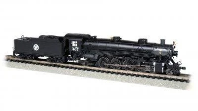 N Bachmann 4-8-2 Light Mountain - New York, Ontario & Western #405 - 53455