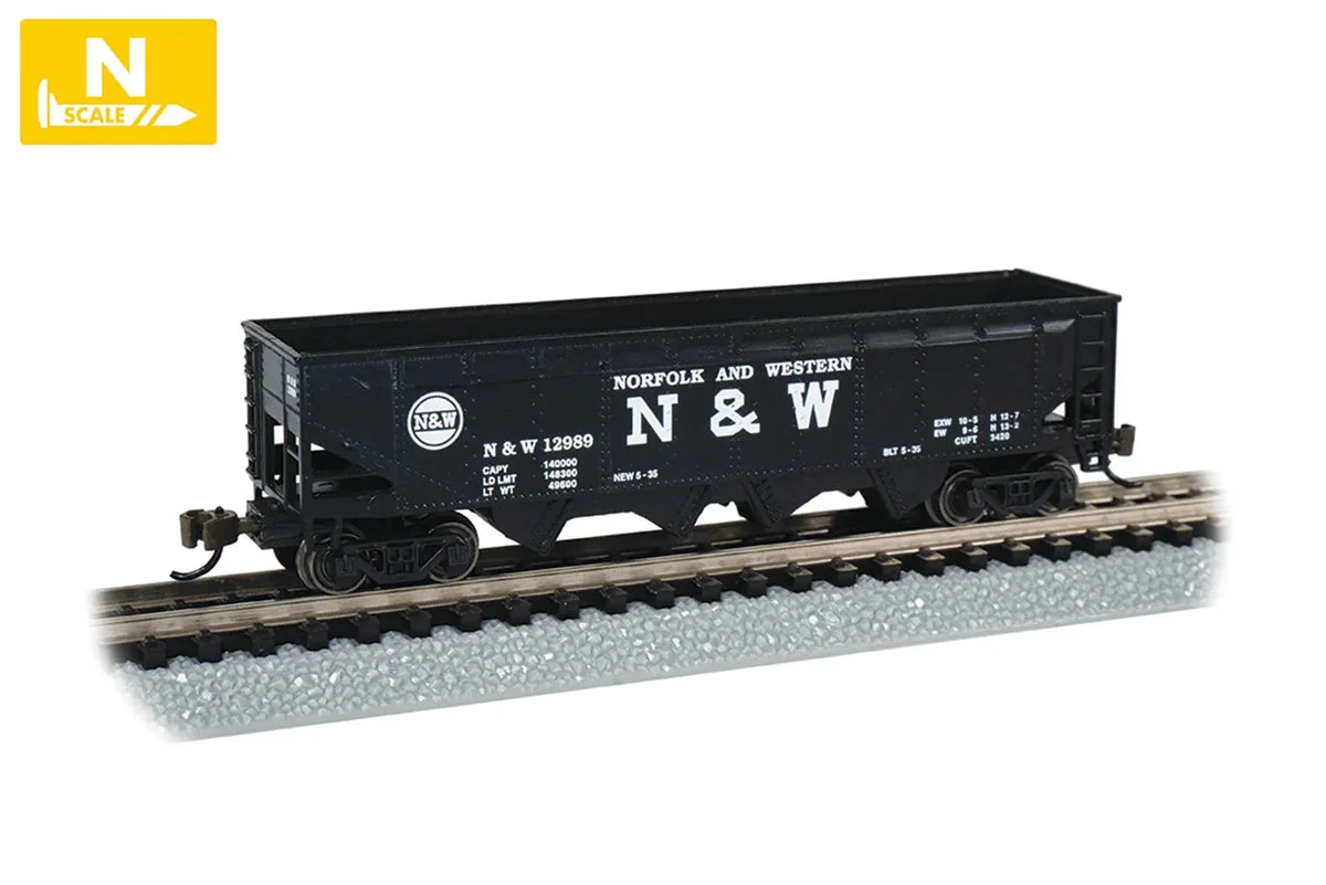 N Bachmann 40’ Quad Hopper - Norfolk & Western #12989 - 73353