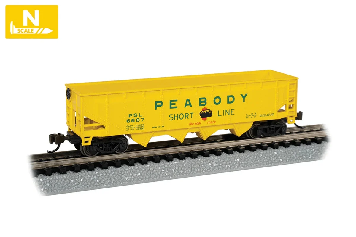 N Bachmann 40’ Quad Hopper - Peabody Coal Company #6687 - 73354