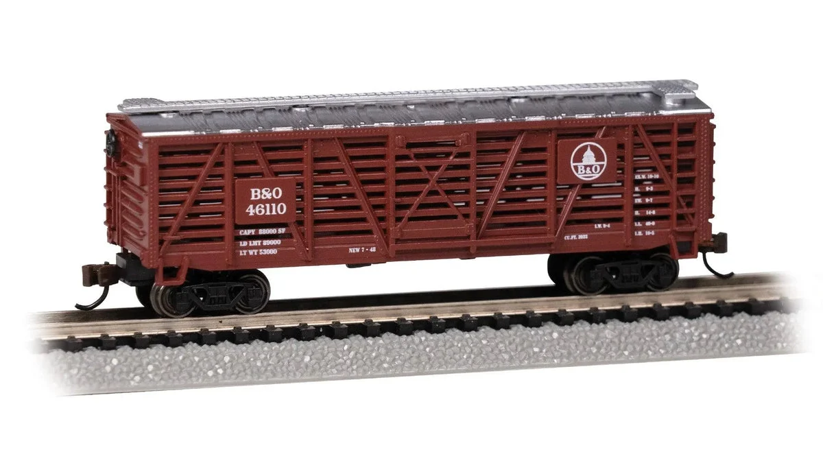 N Bachmann 40' Stock Car - Baltimore & Ohio #46110 - 71563