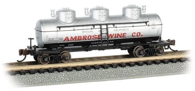 N Bachmann Ambrose Wine Co. - 3 Dome Tank Car 17158