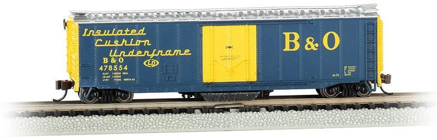 N Bachmann Baltimore & Ohio #478554 - Track Cleaning 50' Plug-Door Boxcar 16368