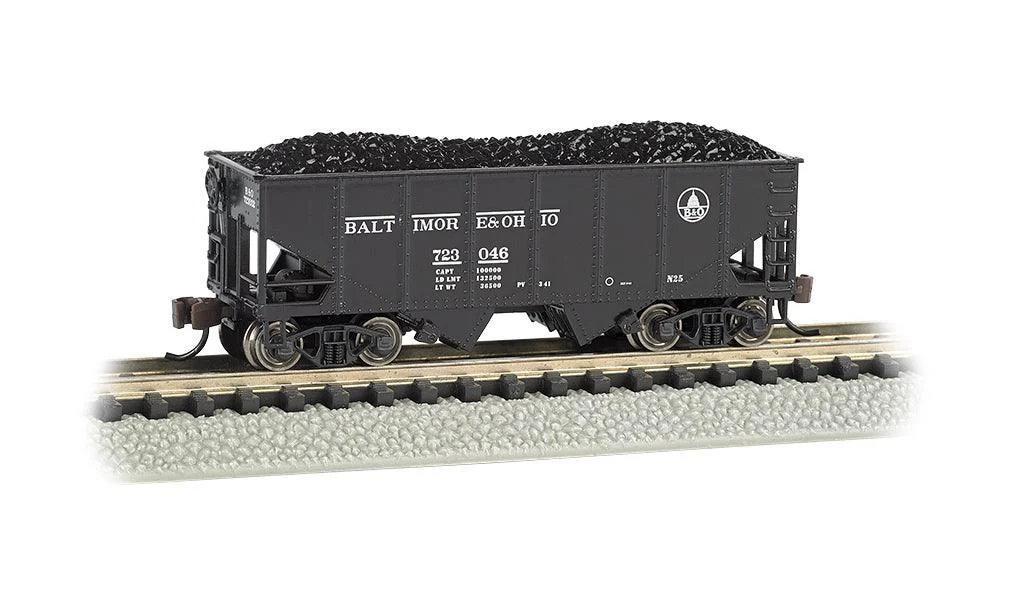 N Bachmann Baltimore & Ohio #723046 - USRA 55 Ton 2 Bay Hopper 19556