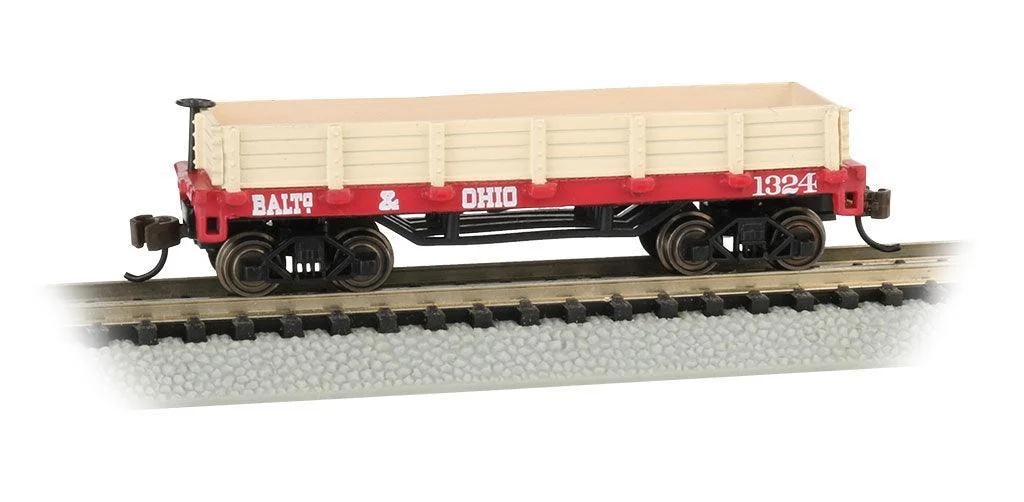 N Bachmann Baltimore & Ohio - Old Time Gondola 15452