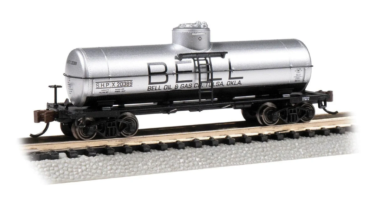 N Bachmann Bell #20389 - ACF 36'6" 10,000 Gal. Single Dome Tank Car 17867