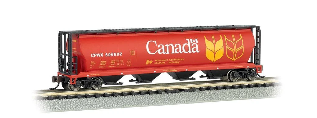 N Bachmann Canada Grain - 4 Bay Cylindrical Grain Hopper 19181