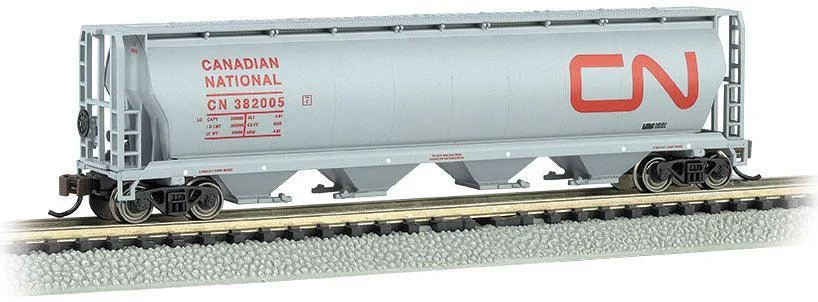 N Bachmann Canadian National - 4 Bay Cylindrical Grain Hopper 19163