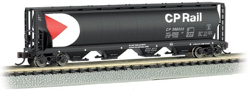 N Bachmann CP Rail - 4 Bay Cylindrical Grain Hopper 19177