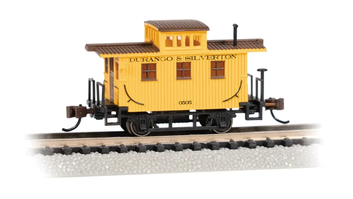 N Bachmann Durango & Silverton #0505 - Old Time Bobber Caboose 15757