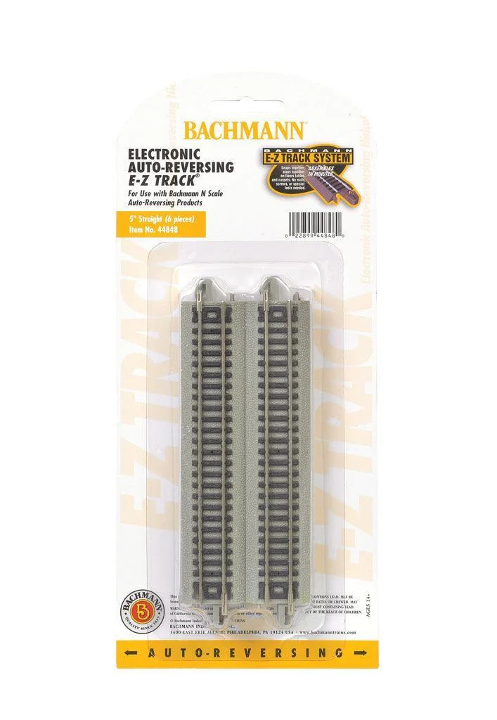 N Bachmann E-Z NS Track Auto-Reversing 5" Straight 44848