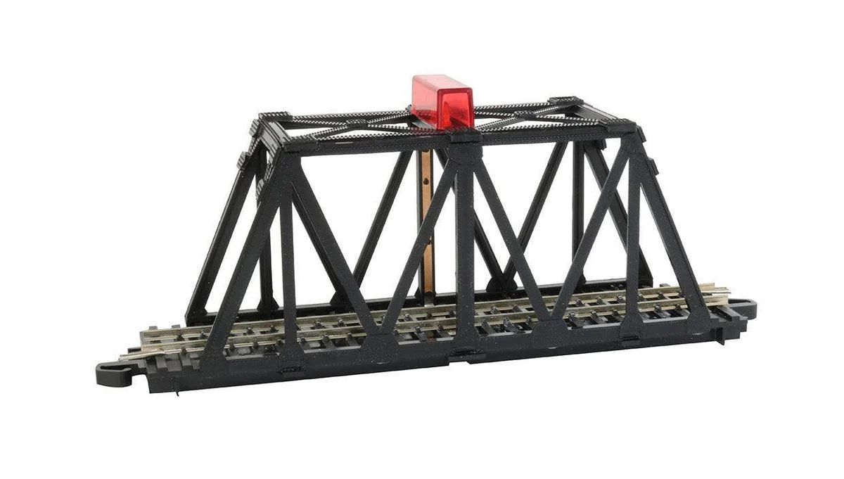 N Bachmann E-Z Track Blinking Bridge - Black 44873