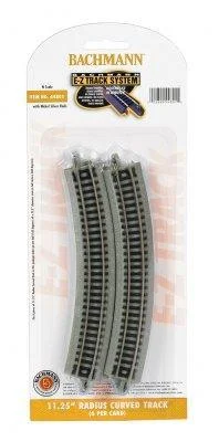 N Bachmann E-Z Track NS 11.25" Radius Curved 44801