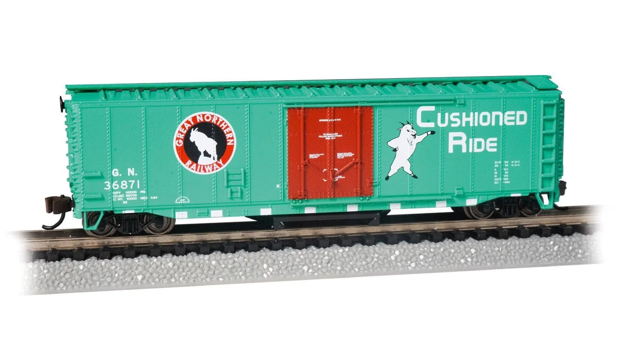 N Bachmann Great Northern #36871 - Track Cleaning 50' Plug-Door Boxcar 16373