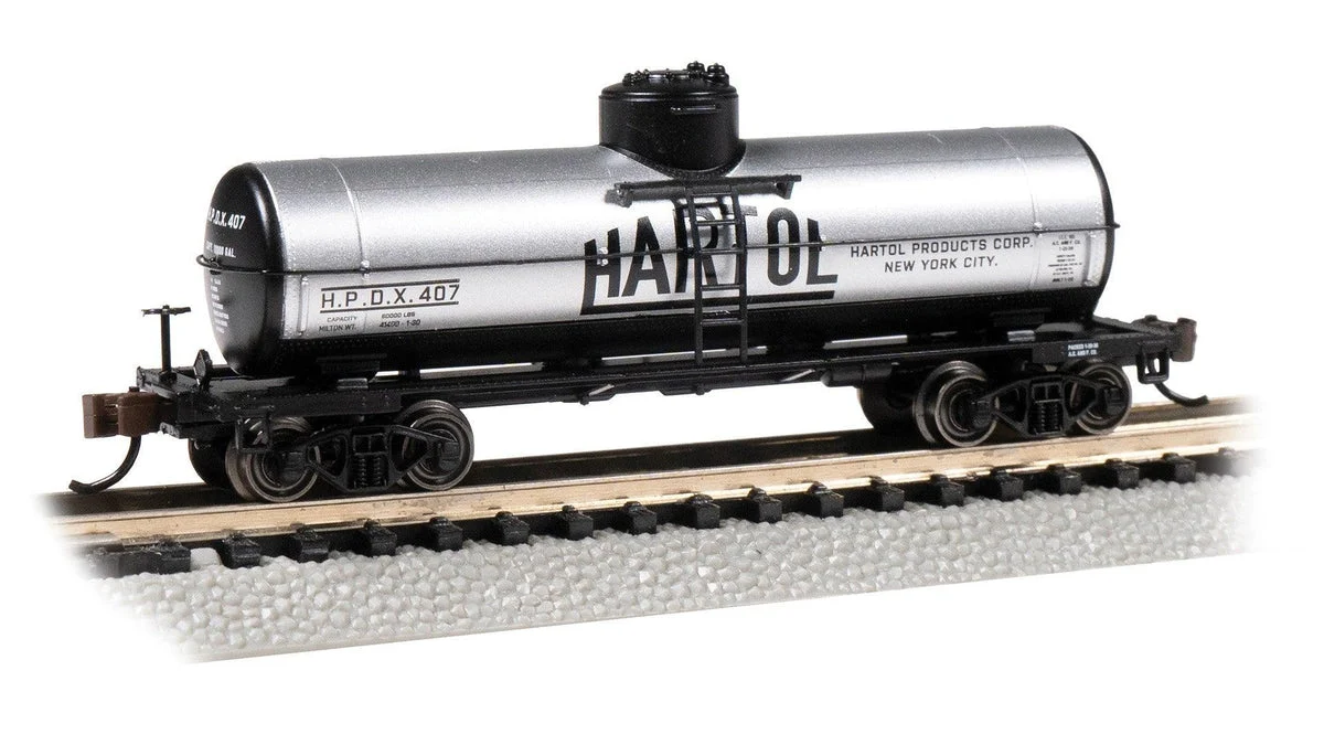 N Bachmann Hartol #407 - ACF 36'6"10,000 Gal. Single Dome Tank Car 17868