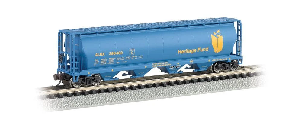 N Bachmann Heritage Fund - 4 Bay Cylindrical Grain Hopper 19189