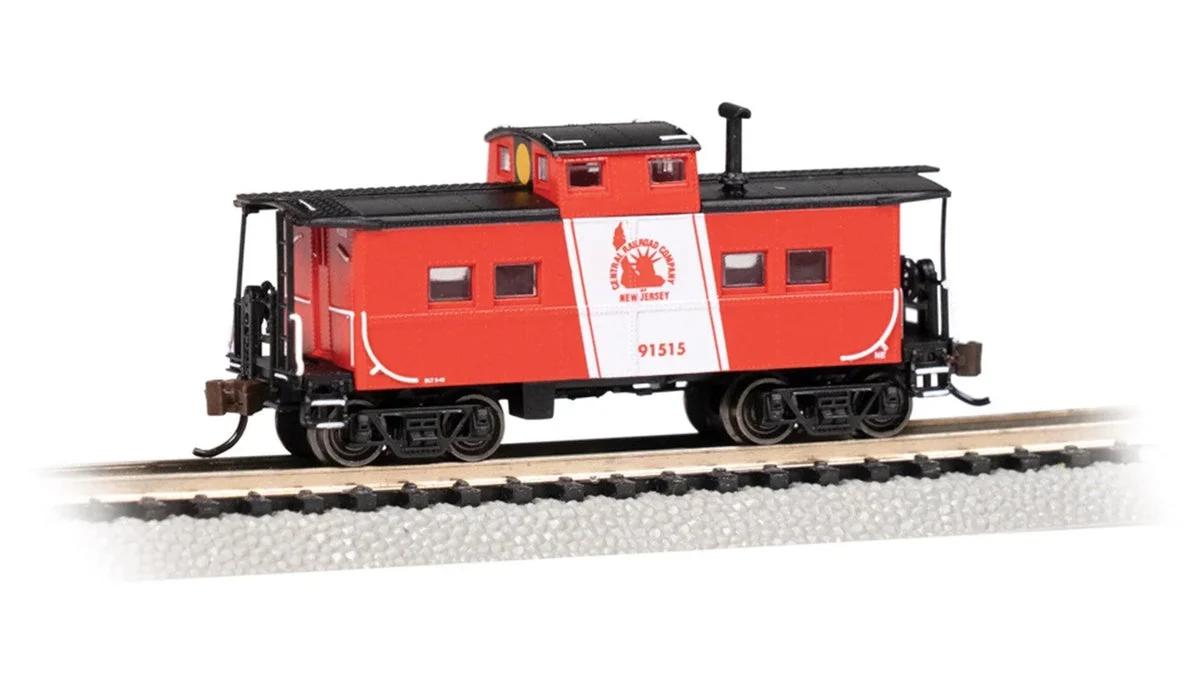 N Bachmann Jersey Central Lines #91515 - Northeast Steel Caboose 16870