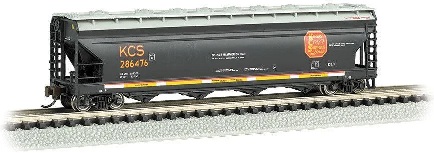 N Bachmann Kansas City Southern #286476 - ACF 56' 4-Bay Center Flow Hopper 17556
