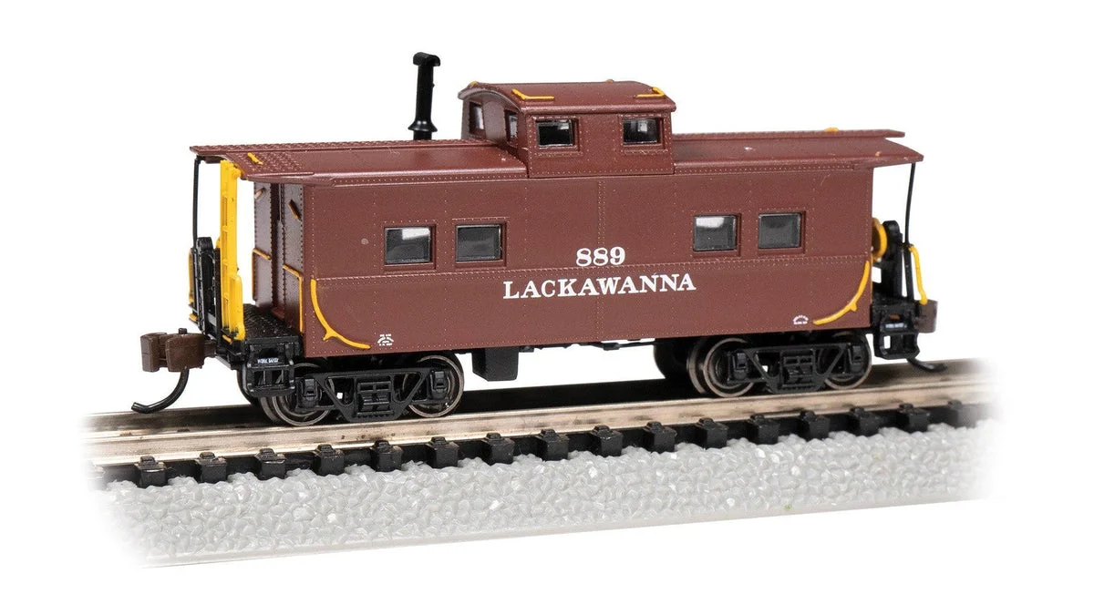 N Bachmann Lackawanna #889 - Northeast Steel Caboose 16868