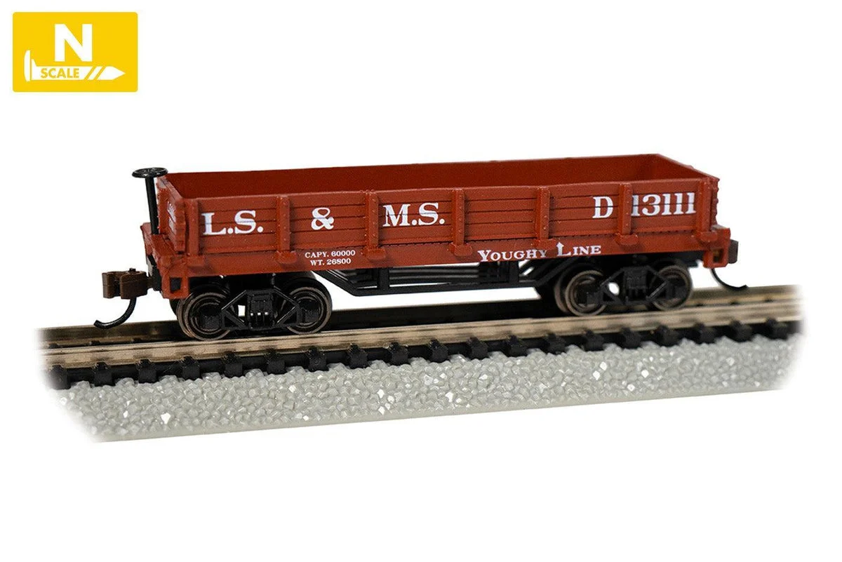 N Bachmann Lake Shore & Michigan Southern - Old Time Gondola 15455