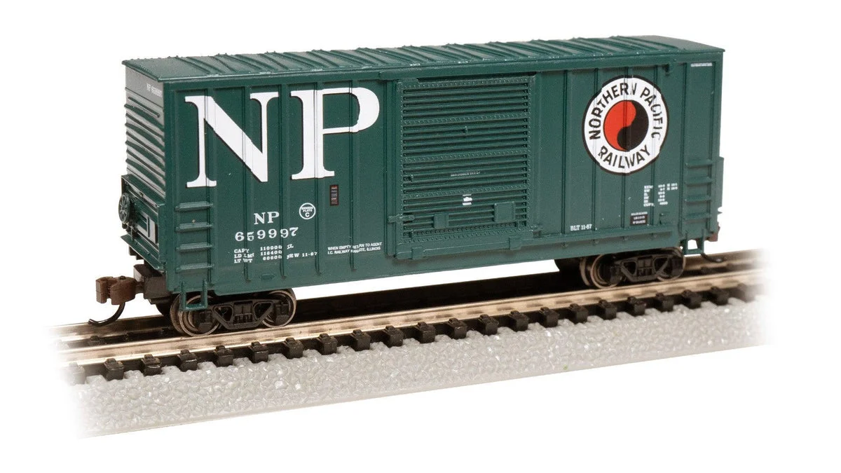 N Bachmann Northern Pacific #659997 - Hi Cube Boxcar 18256