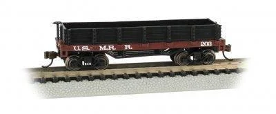 N Bachmann Old-Time Gondola - U.S. MILITARY RAILROAD 15454