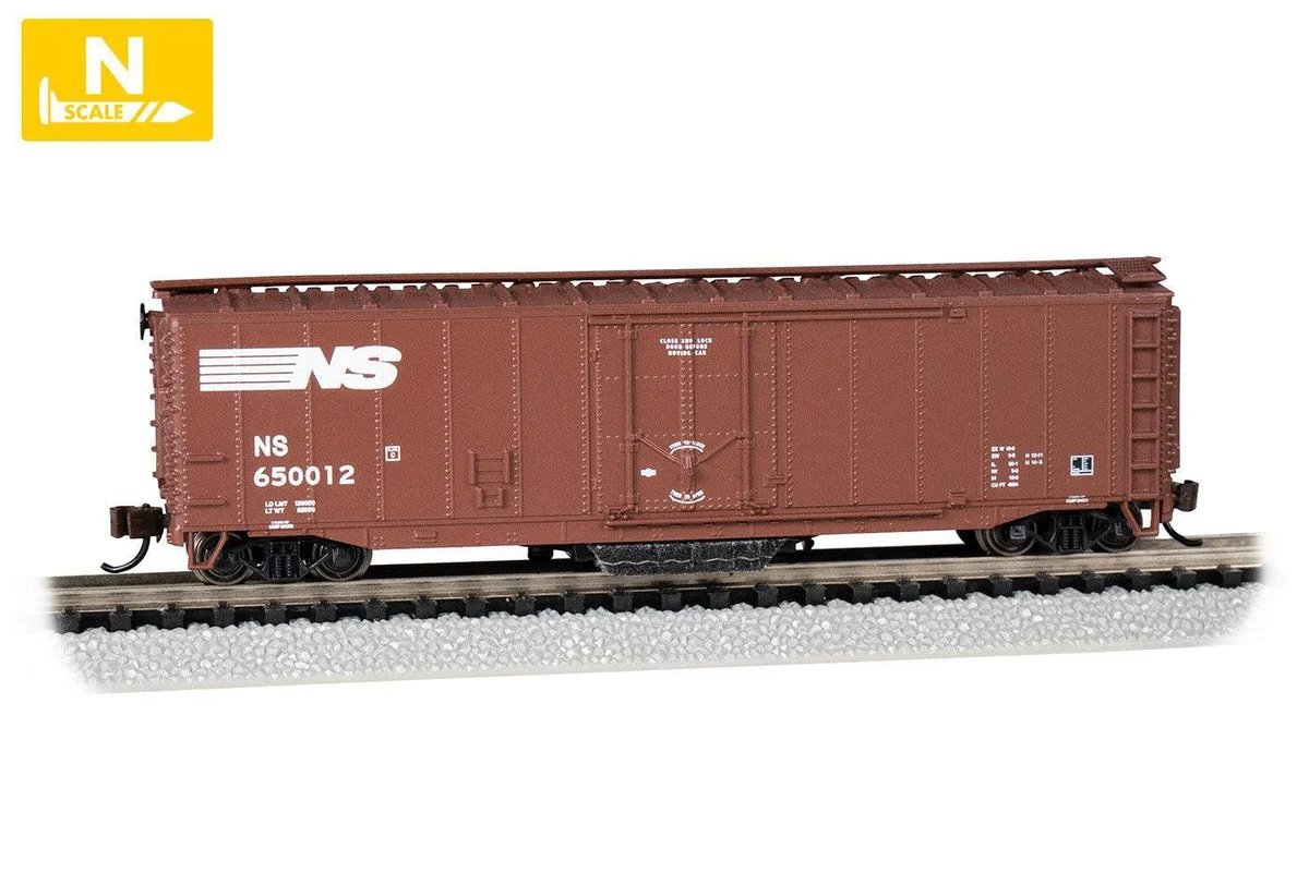 N Bachmann Orfolk Southern #650012 - Track Cleaning 50' Plug-Door Boxcar 16371