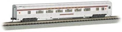 N Bachmann PRR #1572 - 85' Coach with Lighted Interior 14756