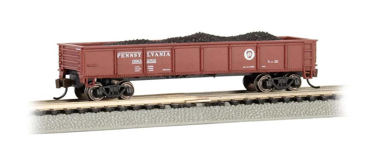 N Bachmann PRR ##390252 - 40' Gondola Car 17253