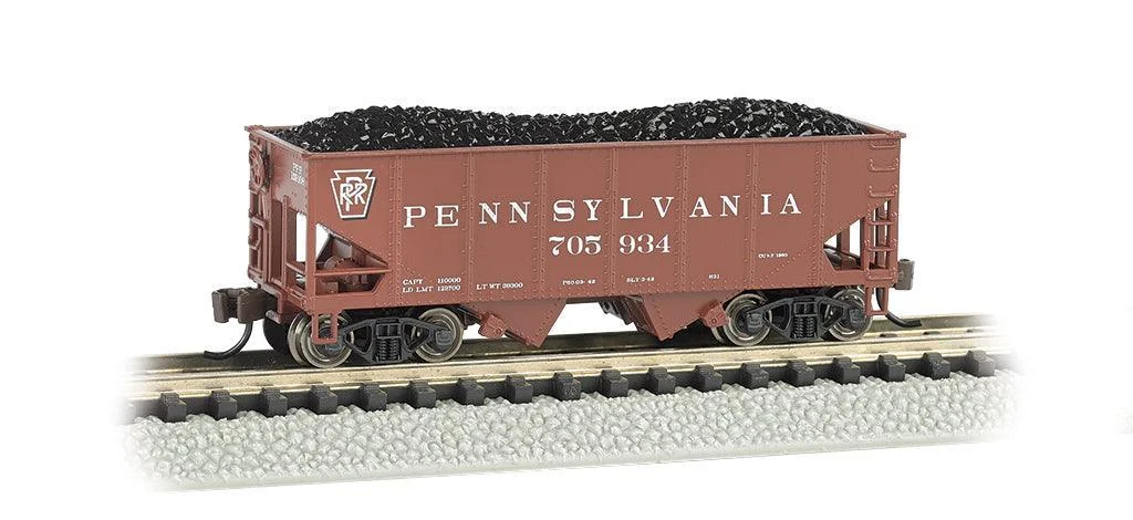 N Bachmann PRR #705934 - USRA 55 Ton 2 Bay Hopper 19558