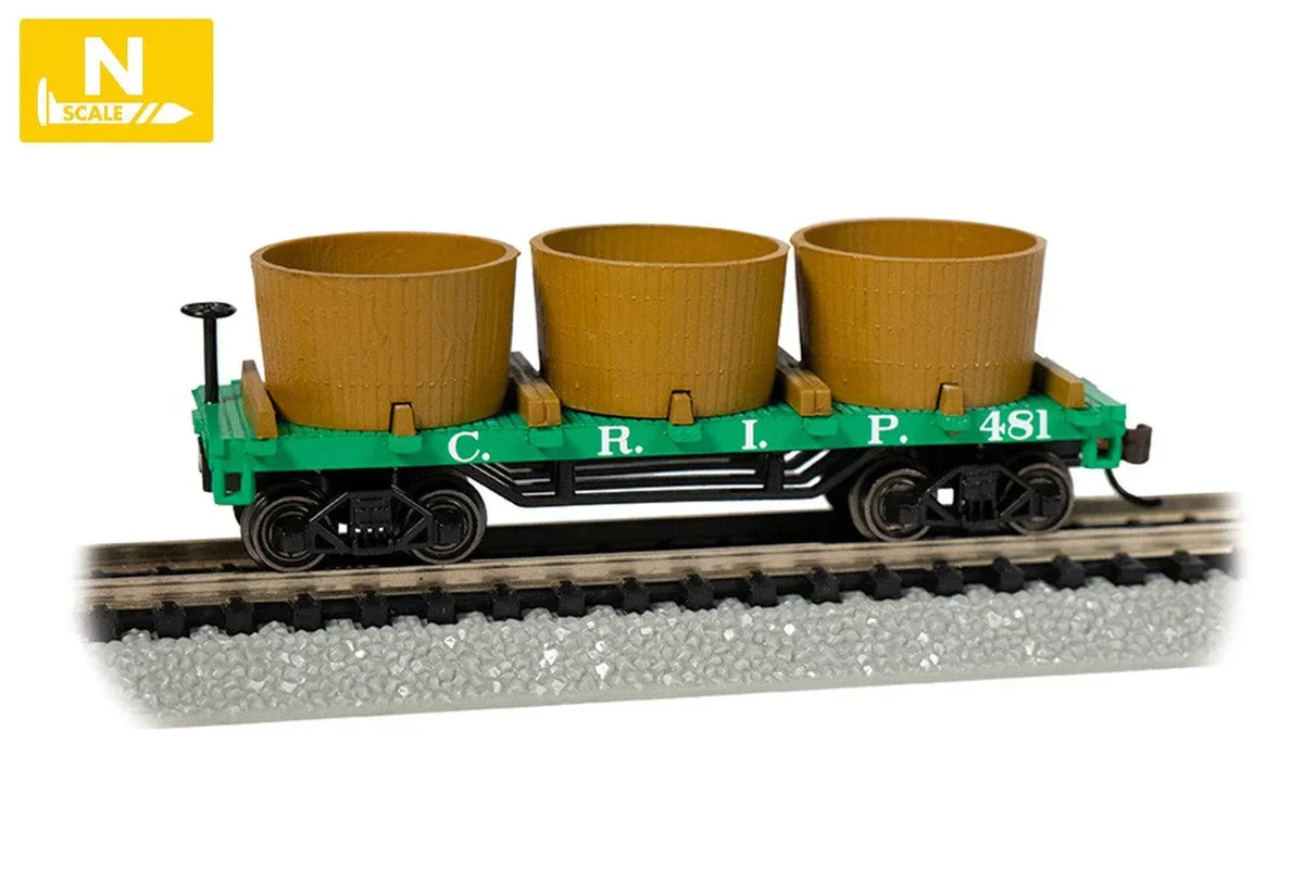 N Bachmann Rock Island - Old Time Water Tank Car 15556