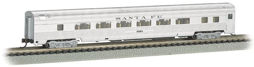 N Bachmann Santa Fe #3083 - 85' Streamline Fluted Coach Car 14755