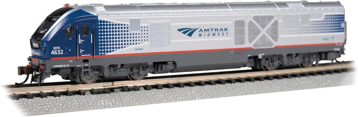 N Bachmann Siemens SC-44 Charger - Amtrak Midwest #4632 - 67952