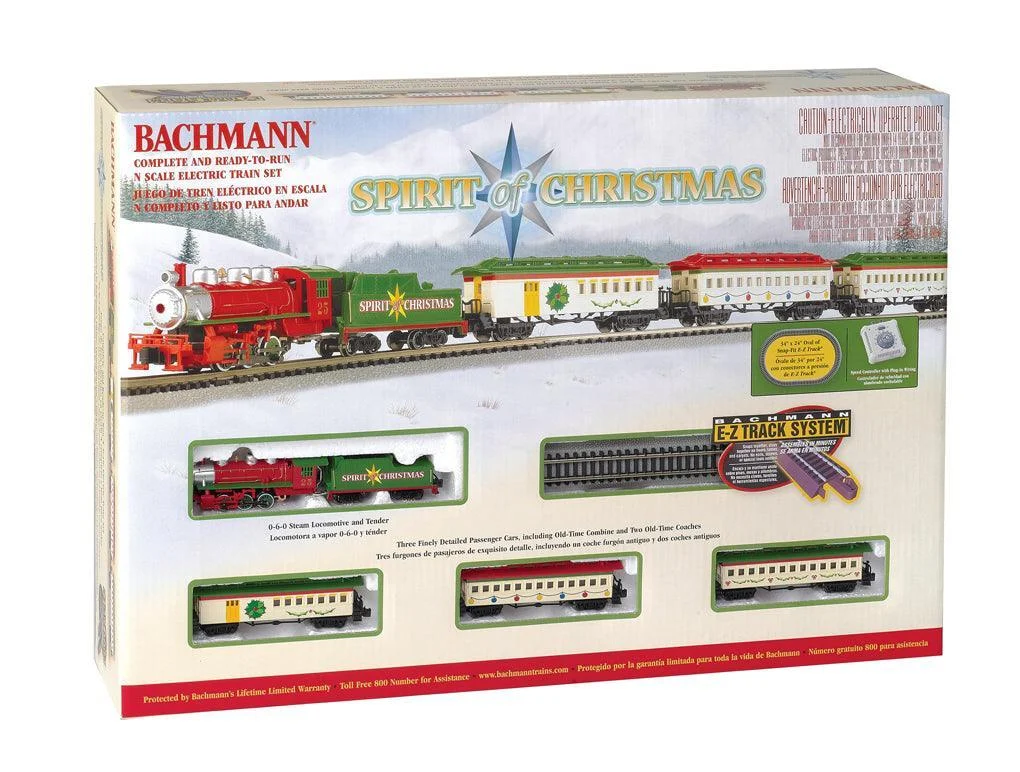 N Bachmann Spirit of Christmas Set 24017 - Bachmann Trains