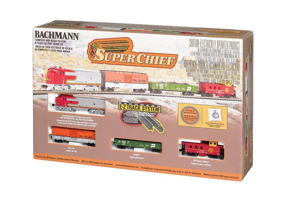 N Bachmann Super Chief Train Set 24021 - Bachmann Trains