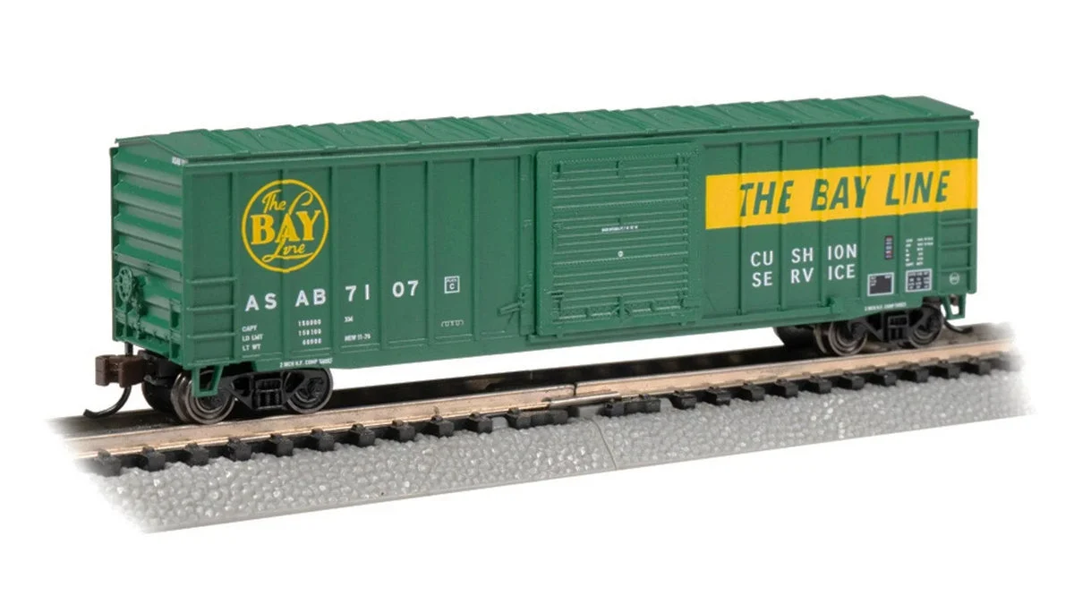 N Bachmann The Bay Line #7107 - ACF 50'6" Outside Braced Boxcar 19667