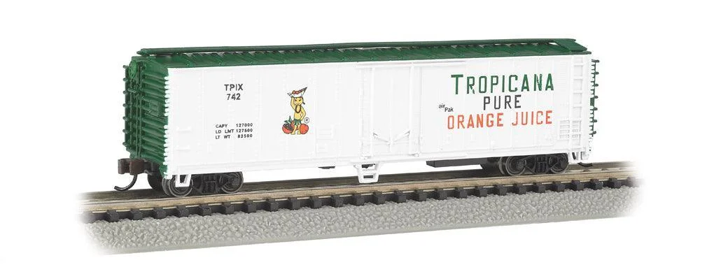 N Bachmann Tropicana (White & Green) - ACF 50' Steel Reefer 17954