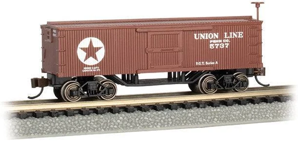 N Bachmann Union Line - Old Time Box Car 15657