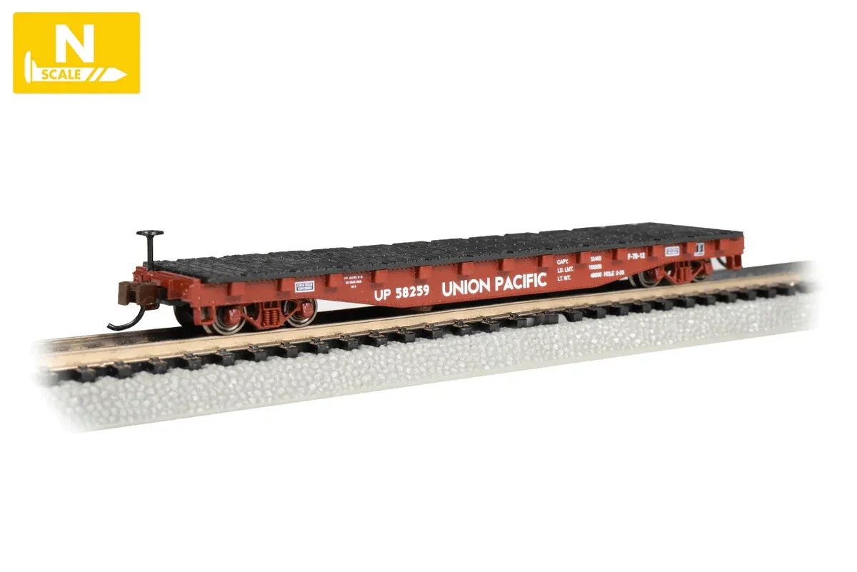N Bachmann Union Pacific #58259 - 52’ Flat Car 17354