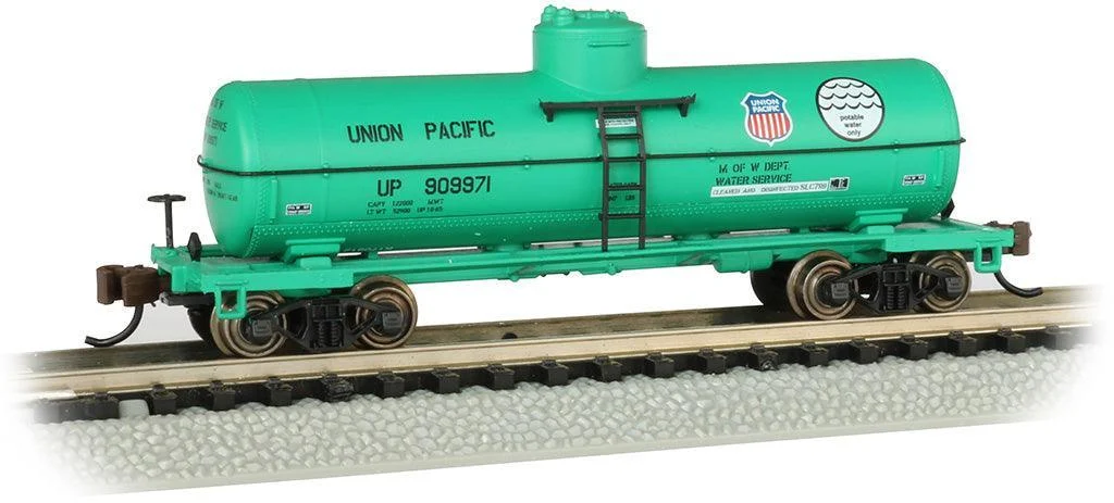 N Bachmann UP Potable Water - ACF 36'6" 10,000 Gal. Single Dome Tank Car 17864